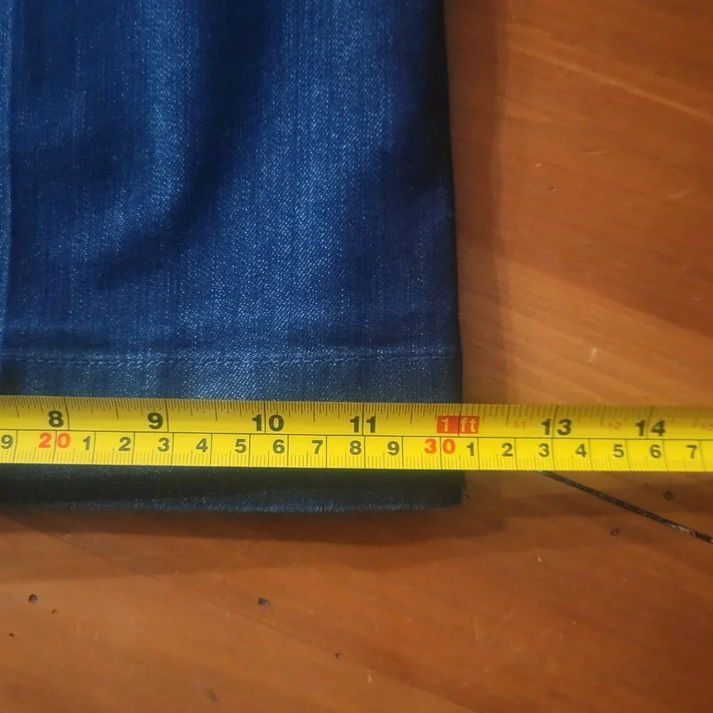 David Kahn Women's Dress Wide Leg Flare Jeans Dark Wash - Size - Picture 14 of 14